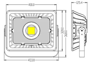 小角度FS408尺寸图